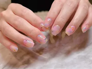 ネイル BLUE【ブルー】所属・NARUMI HYODOのネイルデザイン