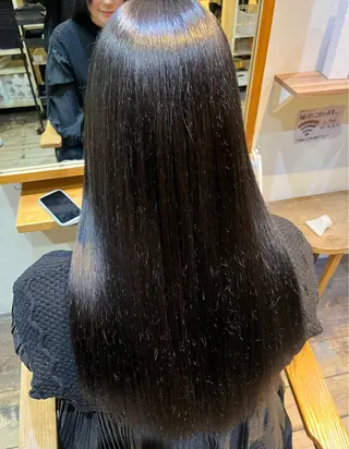 ロング カラー パーマ 河西 楓のヘアスタイル