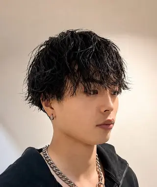 パーマ メンズ メンズパーマ ほしのはすみのヘアスタイル