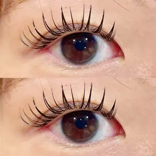 マツエク・マツパ 笠井 彩花のマツエク・マツパデザイン