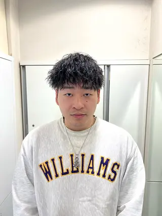 ショート パーマ メンズ 茅ヶ崎パーマ特化/ スパイラル/ハルキのヘアスタイル