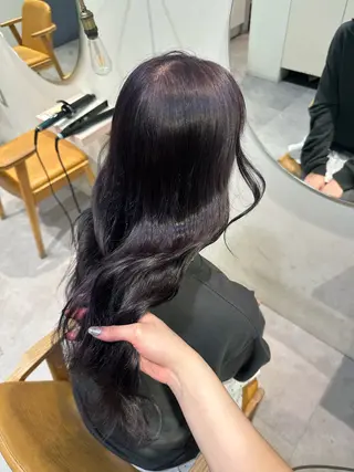 ロング カラー HANAME 原宿美容室のヘアスタイル