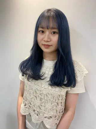 カラー サイレント美容師 アイリィのヘアスタイル