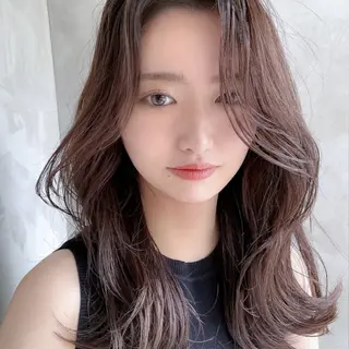 セミロング カラー ヘアアレンジ 🧴カワバタ🧴 /暖色/髪質改善のヘアスタイル