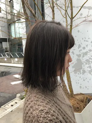 ミディアム カラー 🟩くすみカラー/ボ ブ/ショート/大司のヘアスタイル