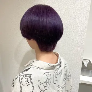 ショート カラー 💝ブリーチ ショート/れい💝のヘアスタイル