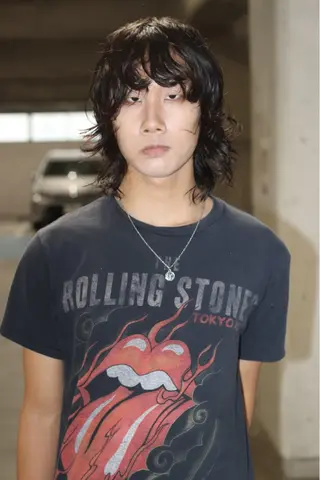 ミディアム パーマ メンズ joh/メンズ/ ブリーチ/矢場町のヘアスタイル