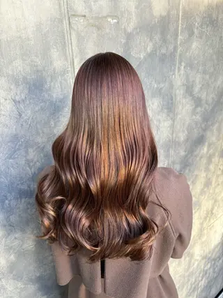 セミロング カラー 🎀透明感 カラー🎀ミズキのヘアスタイル