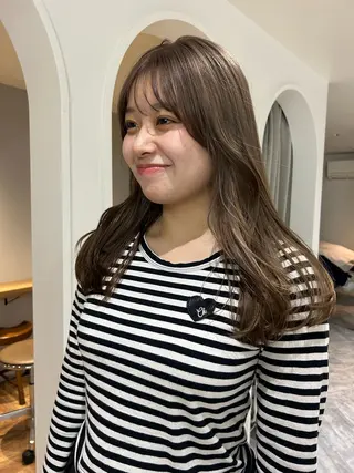 ロング カラー じゅわっと暖色カラー 🍊Moemiのヘアスタイル