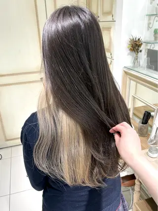 ロング カラー 透明感カラー 古山 結季🌙🖤のヘアスタイル