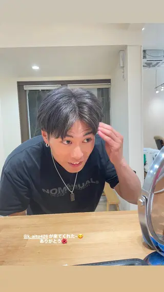 カラー 金森 実海のヘアスタイル