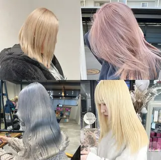 ロング カラー トウマ｜ハイトーン ケアブリーチ✨横浜のヘアスタイル