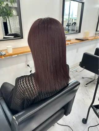 ロング カラー Maia🦋 博多 透明感カラーのヘアスタイル