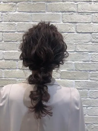 ヘアアレンジ 自宅での再現性👌 溝の口/中裕樹のヘアスタイル