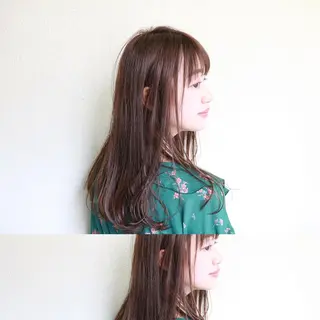 セミロング カラー 🟦髪質改善6年 💊YAMAMOTOのヘアスタイル