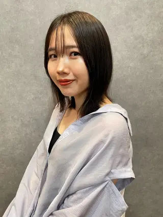ミディアム カラー ツヤ美髪💐 髪質改善/高山愛来のヘアスタイル