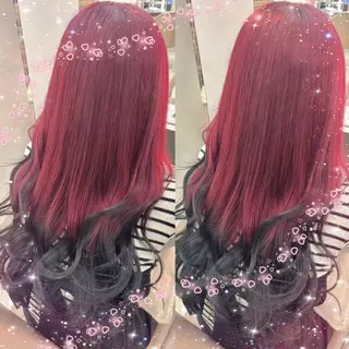 カラー ヘアメ🎀推しカラー 🥣横浜/しほ🧸のヘアスタイル