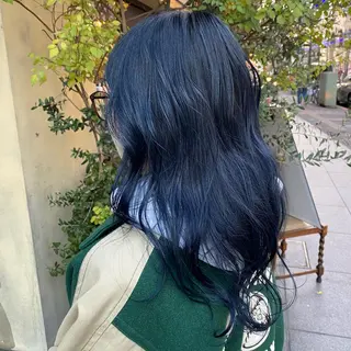 ロング カラー 酸スト/フェザー パーマ/三谷海斗のヘアスタイル