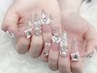 ネイル MoMoA Nail ネイル長さ出し専門店のネイルデザイン