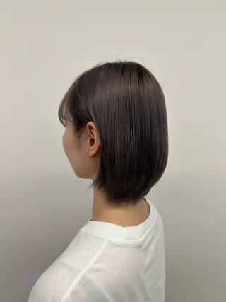 ショート ワンカラー/レイヤー 🩷モエのヘアスタイル