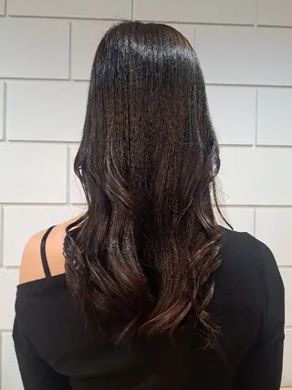 ロング カラー 松島 冬浬のヘアスタイル
