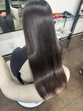 ロング ruen+所属・髪質改善/ブリーチ/ 縮毛矯正/Shoyoのヘアスタイル