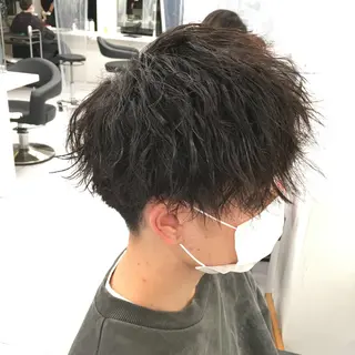 ショート パーマ ヘアアレンジ メンズ 🔥メンズ特化🔥 木村 祐太のヘアスタイル