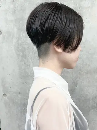 ショート ボブ/ゆるふわ ボブパーマ/とういのヘアスタイル