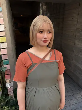 ショート 【美ボブ.艶カラー. 梅田茶屋町】midoのヘアスタイル