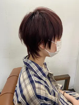 ショート カラー パーマ ヘアアレンジ メンズ キッズ ネイル マツエク・マツパ 久木原 ゆりのヘアスタイル