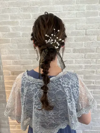 ロング ヘアアレンジ Topstylist YUKIのヘアスタイル