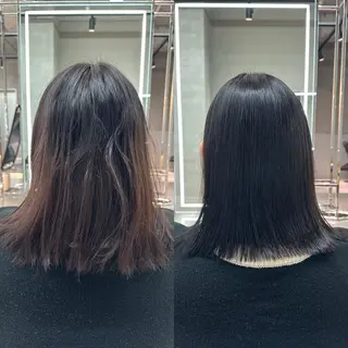 ミディアム ✨髪質改善特化✨副 店長椎葉信乃介のヘアスタイル