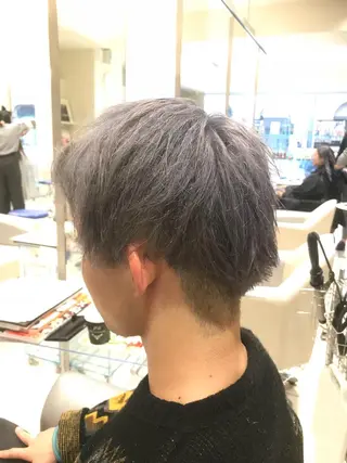 ショート カラー パーマ ヘアアレンジ メンズ キッズ ネイル マツエク・マツパ EnBlesS西宮 マンツーマン神道有基のヘアスタイル