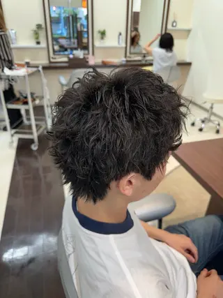 ショート カラー パーマ メンズ 毎月230人担当/ メンズヘア/清和武虎のヘアスタイル