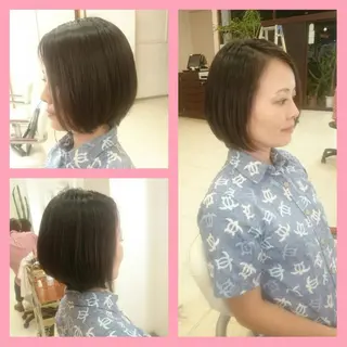 ショート キンジョウ エナミのヘアスタイル