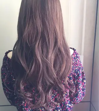 ロング カラー 前濱 ノゾミのヘアスタイル