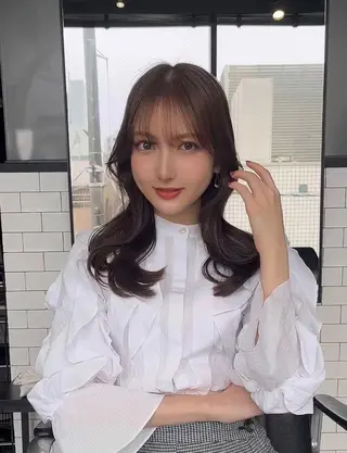セミロング 🌫️大人韓国ヘア 🌫️naoyaのヘアスタイル
