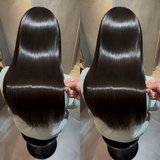 セミロング カラー 髪質改善/美髪矯正 艶髪/Takutoのヘアスタイル