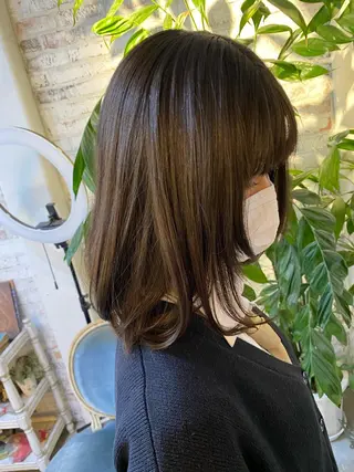 ミディアム 長濱 俊のヘアスタイル