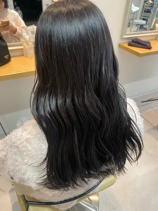 ロング カラー 鈴木 りやのヘアスタイル