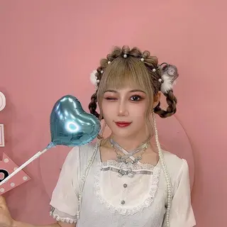 ロング 山口 舞弥のヘアスタイル