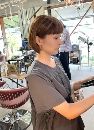 ショート カラー 西本 綾華のマツエク・マツパデザイン