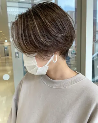 ショート カラー ❤️ダブルカラー 髪質改善❤️SAYAのヘアスタイル