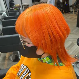 ショート カラー ヘアアレンジ 😈派手髪/ 地雷系 /　KALIN😈のヘアスタイル