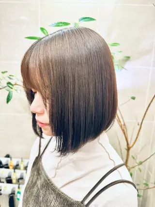 ミディアム 髪質改善池袋𓊆 大士𓊇ダブルカラーのヘアスタイル