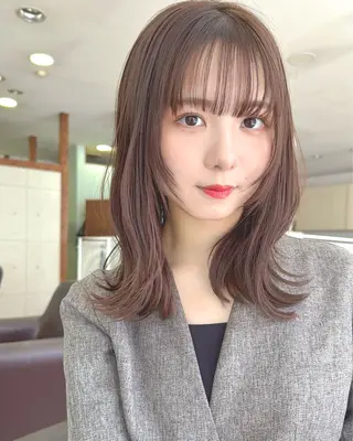 ミディアム ほさか しんごのヘアスタイル
