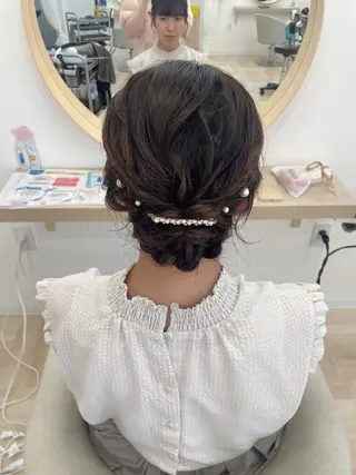 セミロング 川下 葉音のヘアスタイル