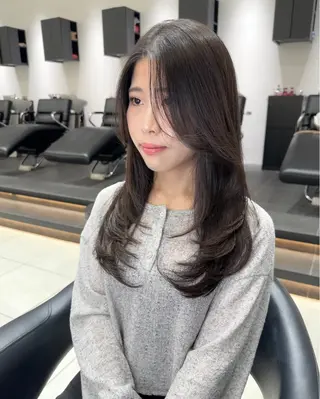 セミロング 尾田 一仁のヘアスタイル