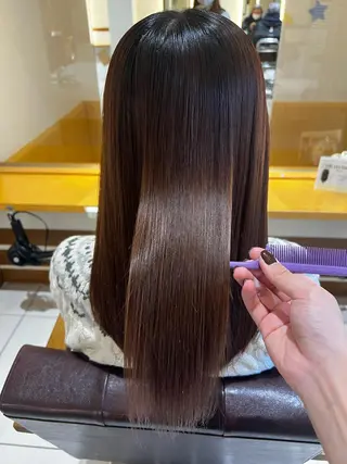 ロング 村岡 未悠のヘアスタイル