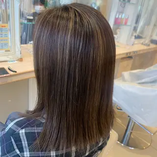 カラー 韓国風🌷✨ 守屋紗希のヘアスタイル